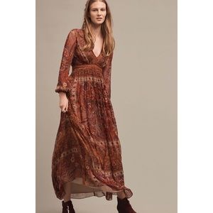 Ranna Gill Anthropologie Boho Maxi Dress